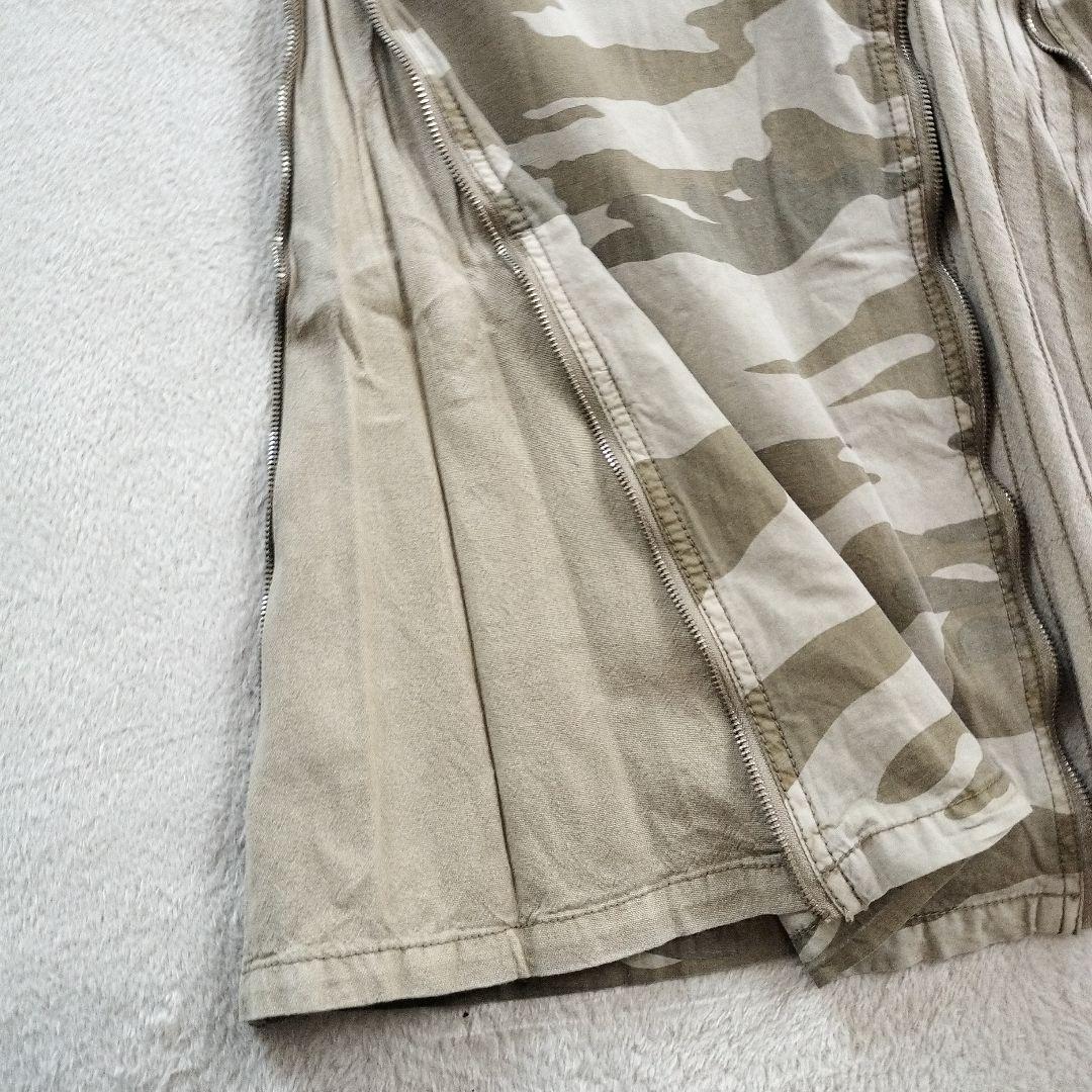 希少　goa ミリタリーロングスカート　迷彩　y2k 　Ｓ