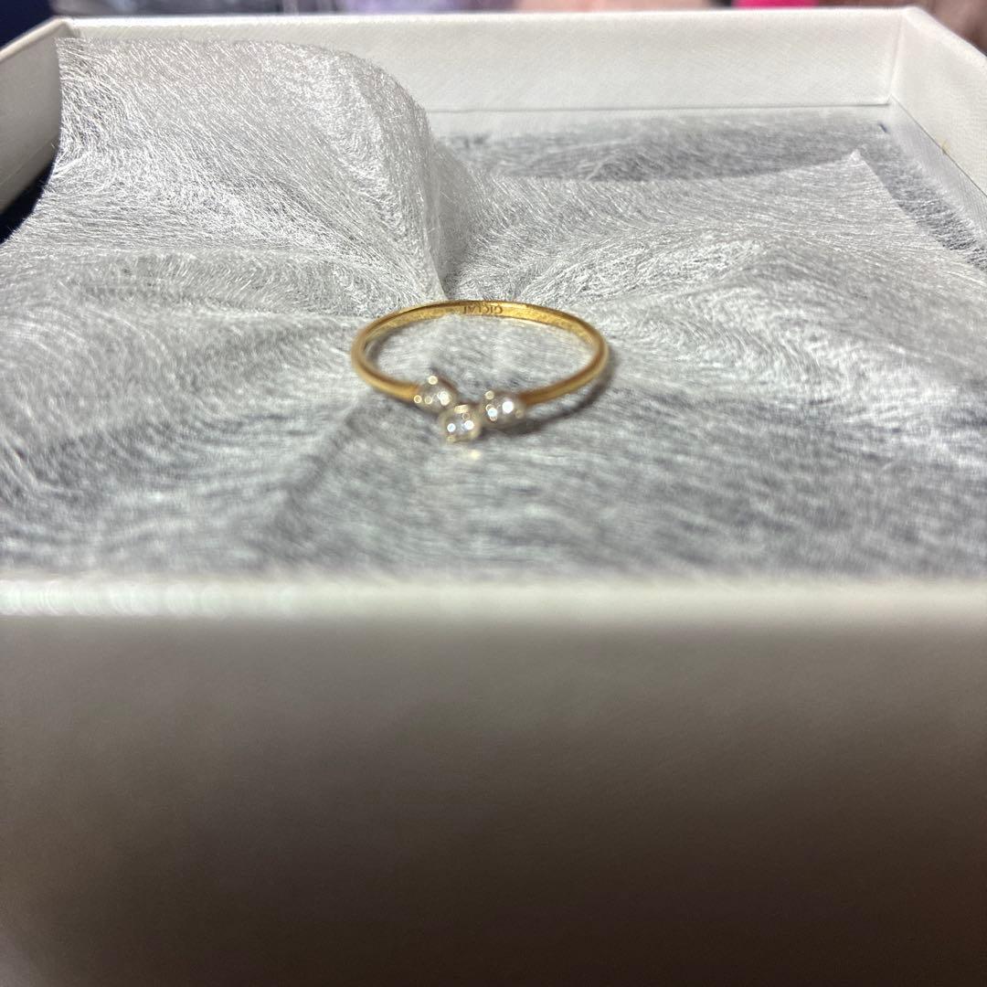 ⭐️GICLATギクラダイヤ3粒シードリング⭐️