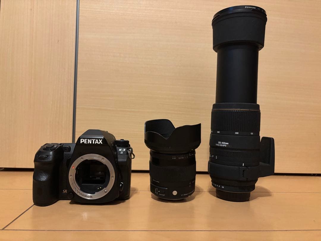 PENTAX K-3 II SIGMA400mm望遠レンズセット