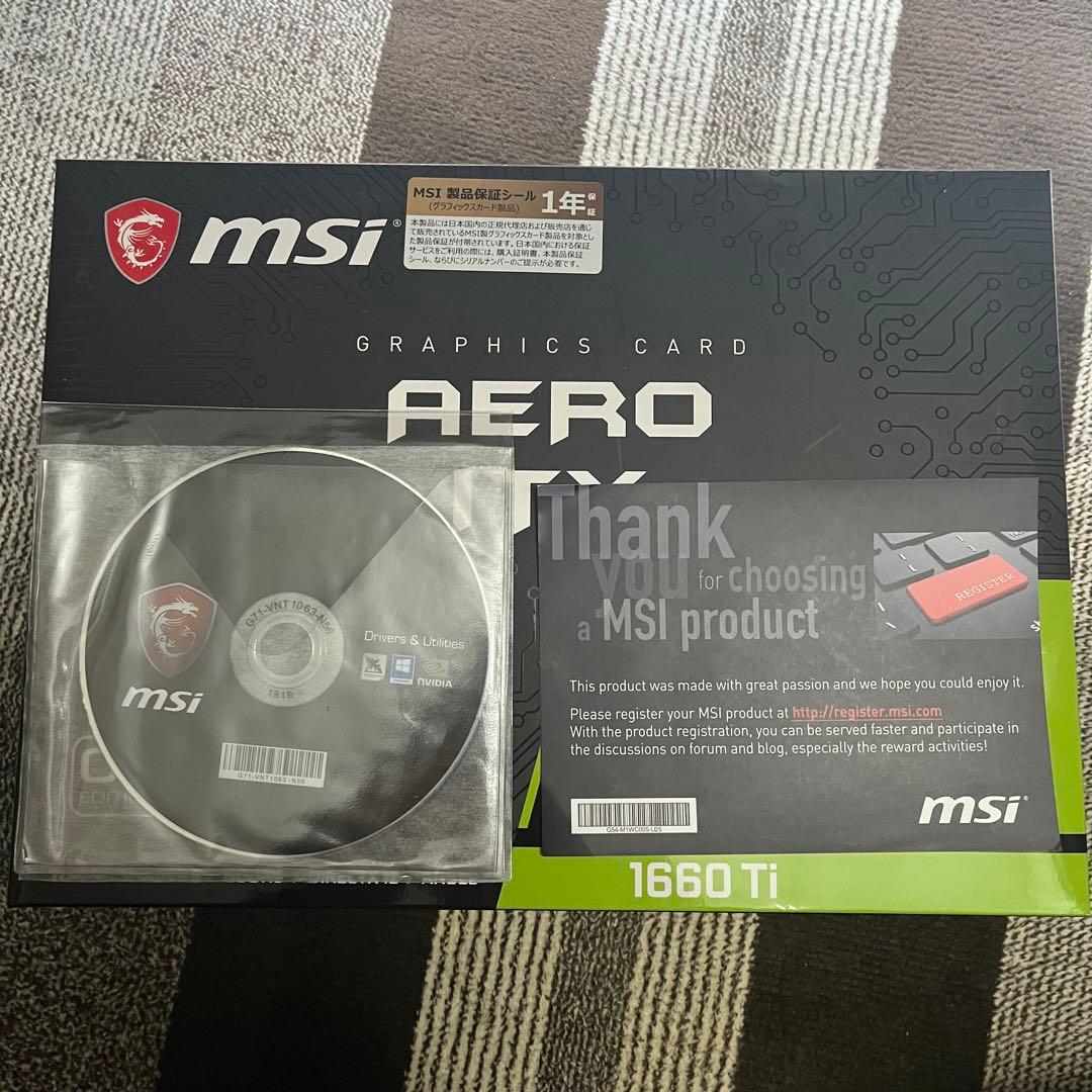 MSI GeForce GTX 1660Ti AERO ITX 6G OC 美品