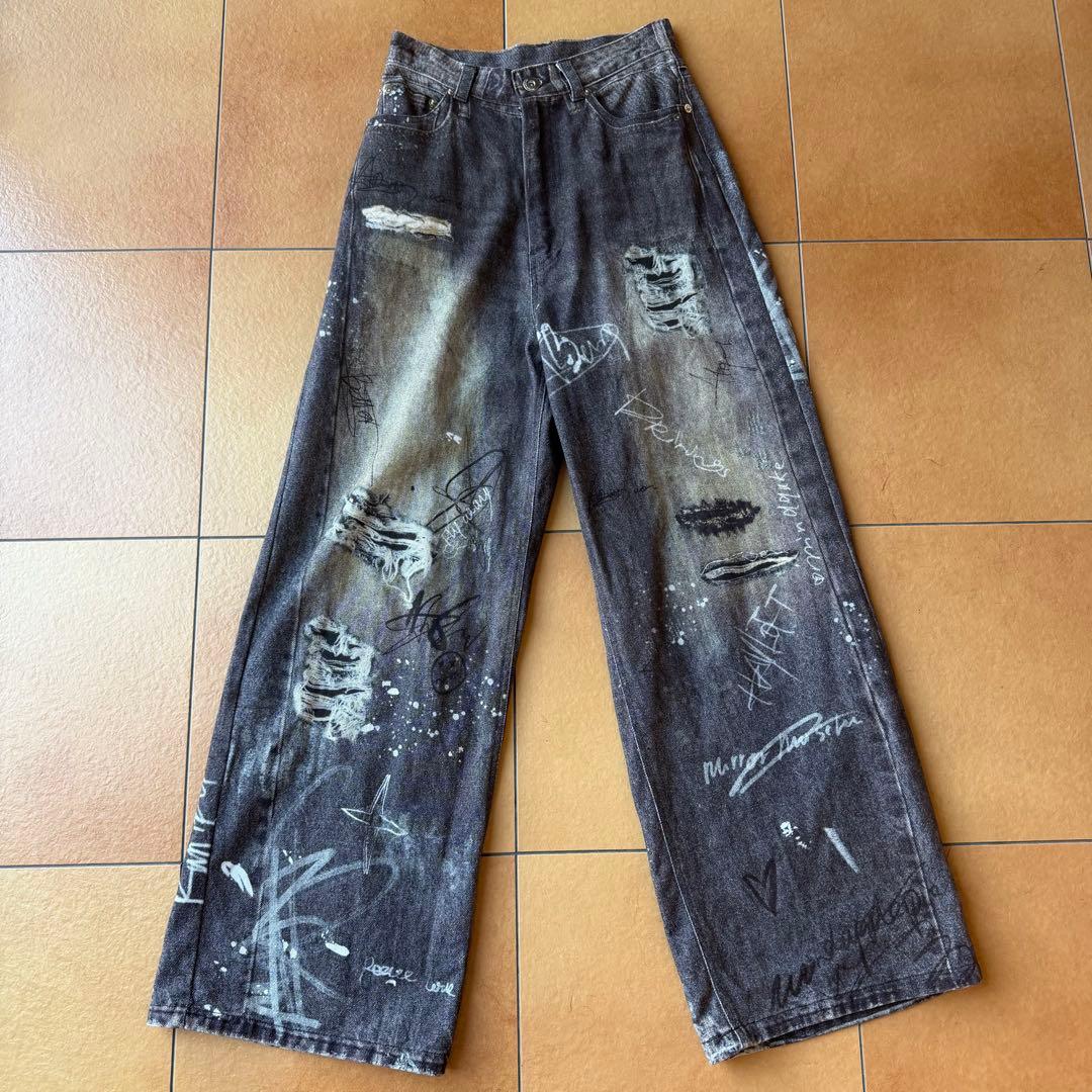 Denim Print Pants/デニムプリントパンツメゾンスペシャル