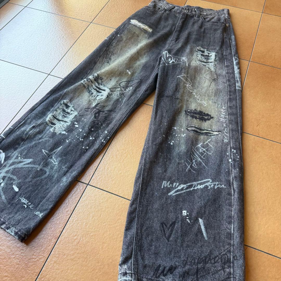 Denim Print Pants/デニムプリントパンツメゾンスペシャル
