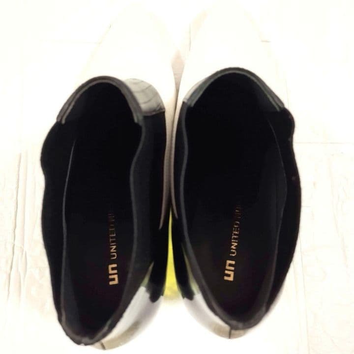 美品 UNITED NUDE ブーツ ダイヤ型ヒール サイズ25.5 完売品