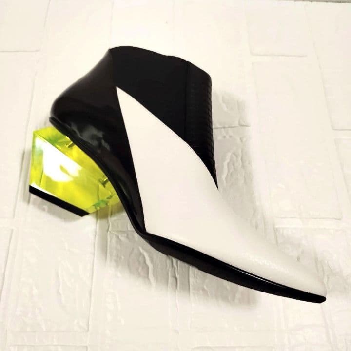 美品 UNITED NUDE ブーツ ダイヤ型ヒール サイズ25.5 完売品