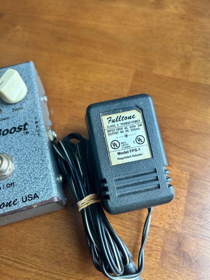 Fulltone Fat-Boost V1 初期 USA製・電源付き