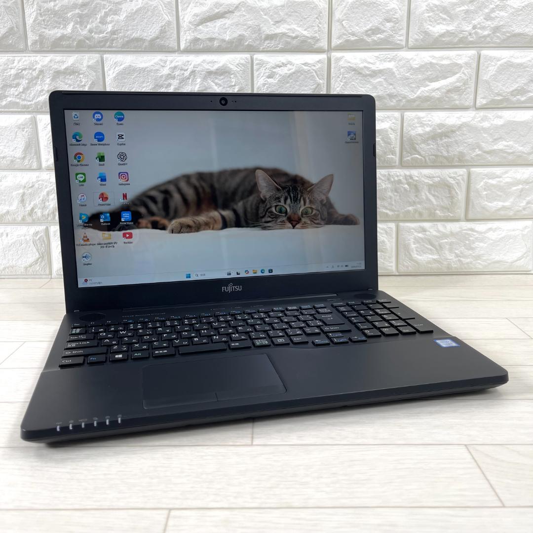 富士通 i7 高速SSD500GB メモリ16GB オフィス付 ノートパソコン