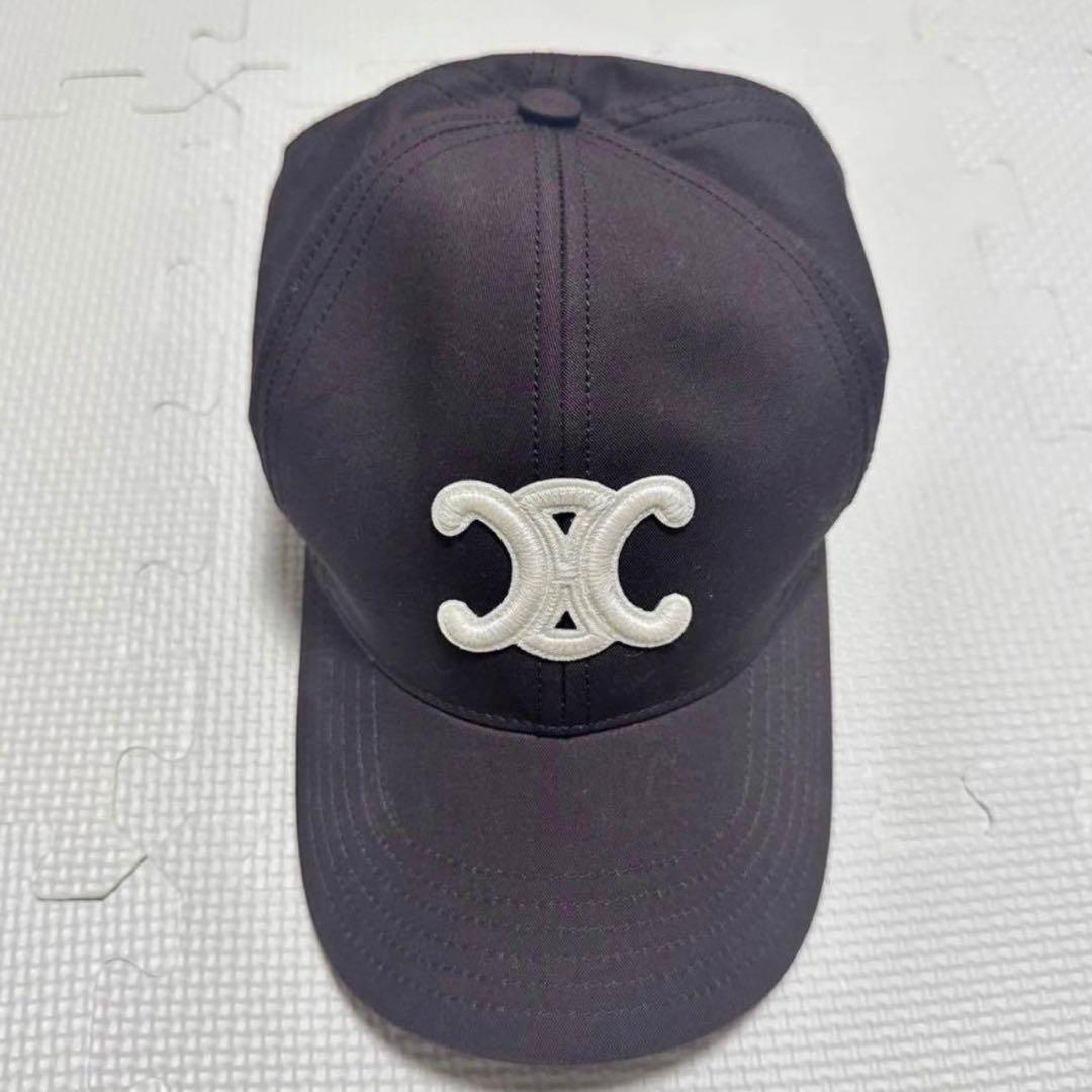 【美品/限定色】CELINE ブラウン ベースボールキャップ