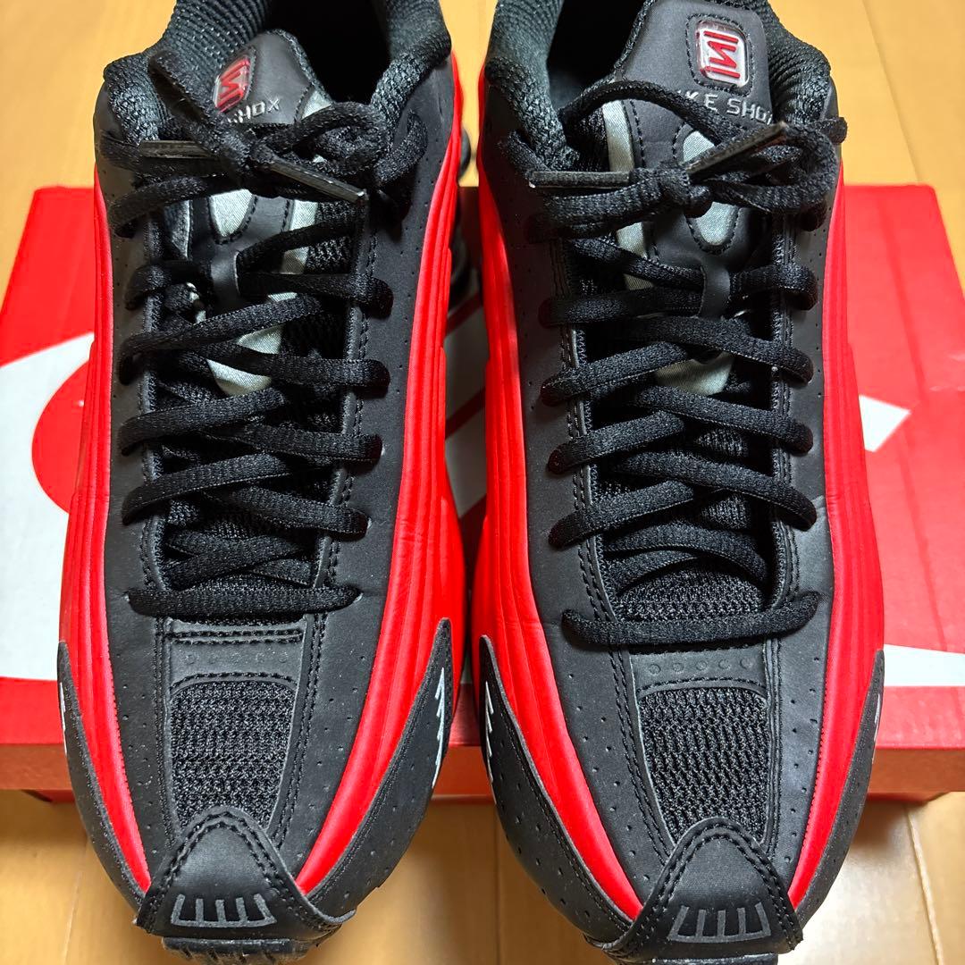 靴 Nike Shox R4 \"Black/Red\"
