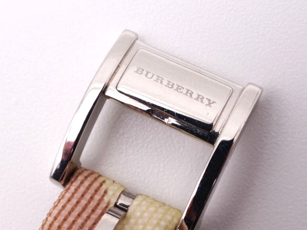 新品電池交換 Burberry 腕時計 クォーツ 純正ベルト 477