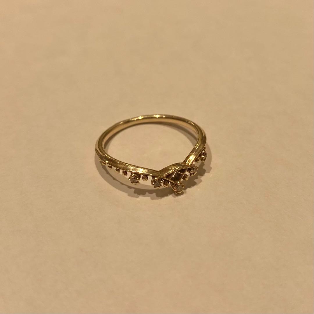 ノジェス ダイヤモンド すずらん リング 8号