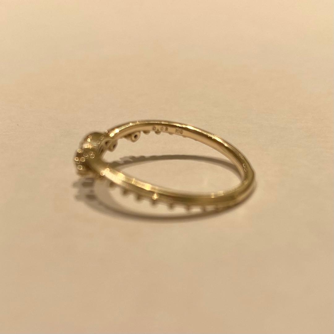 ノジェス ダイヤモンド すずらん リング 8号