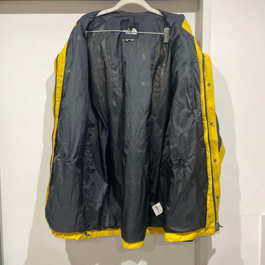 希少カラー ノースフェイス マウンテンライトジャケット イエロー ビッグサイズ