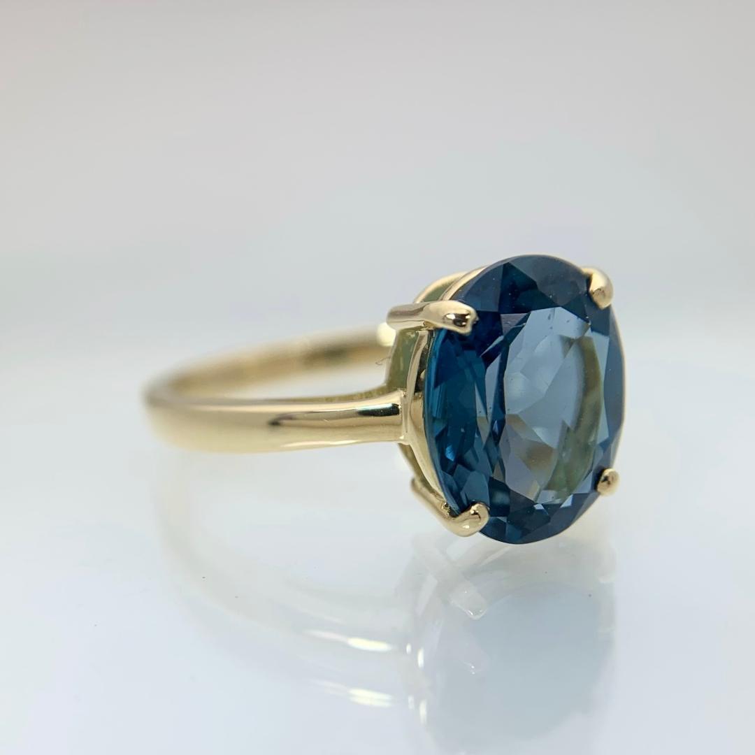 新品 ロンドンブルートパーズ リング 2.97ct K18
