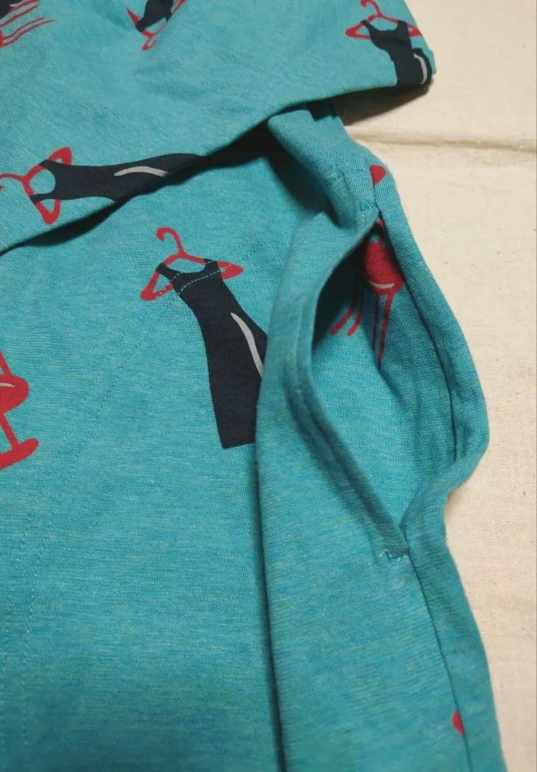 新品タグ付き マタノアツコ パジャマ ルームウェア ドレス ブルー M