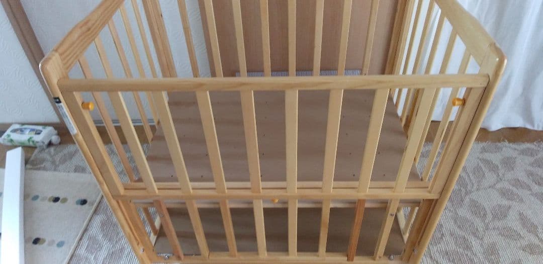 ベビーベッド　ミニ　ナチュラル
