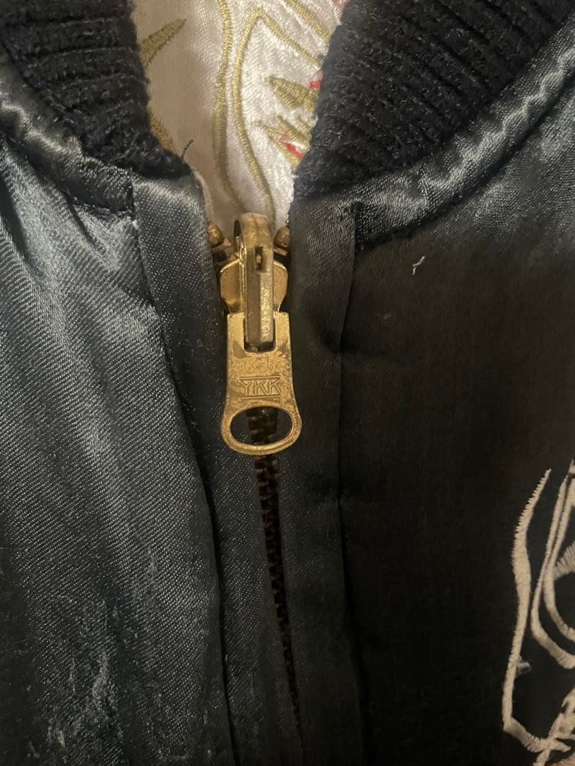 80s〜90s ベトジャン　スーベニアジャケット　レッドデビル　リバーシブル