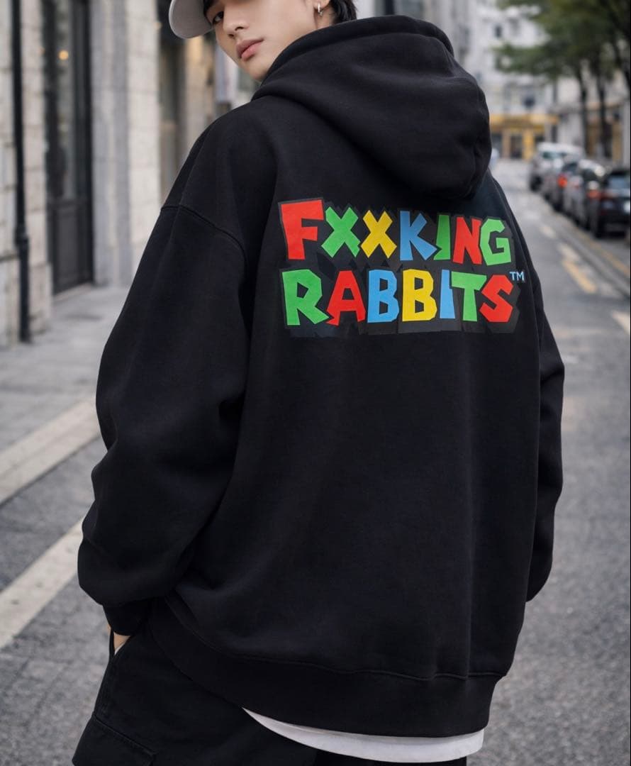 希少！ FR2 エフアールツー マリオロゴ　フーディ オーバーサイズパーカー