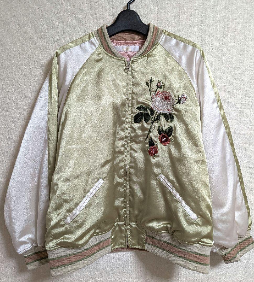 ピンクハウス　難あり2020年　スカジャン　スタジャン　薔薇刺繍