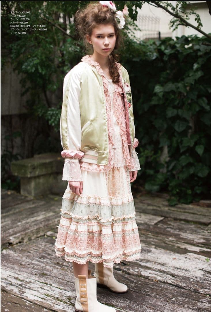 ピンクハウス　難あり2020年　スカジャン　スタジャン　薔薇刺繍