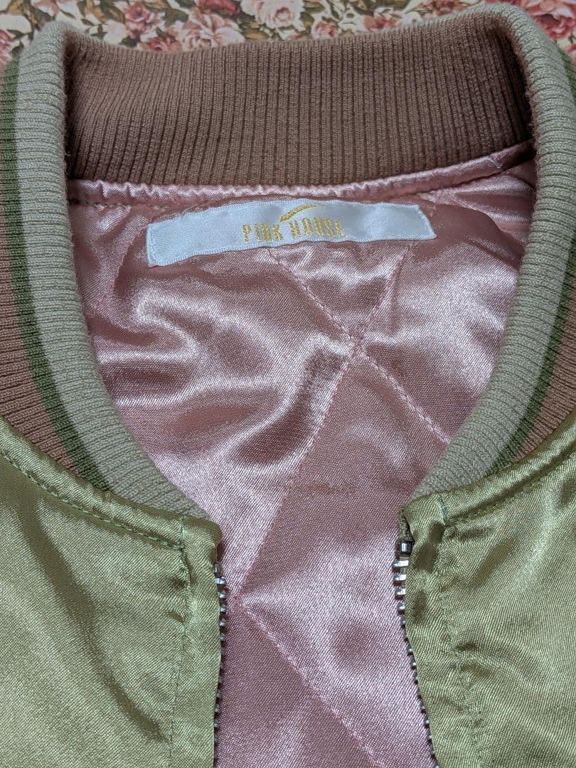 ピンクハウス　難あり2020年　スカジャン　スタジャン　薔薇刺繍