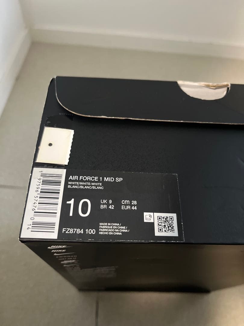 Supreme ×NIKE AIR FORCE 1 MID / 28cm /