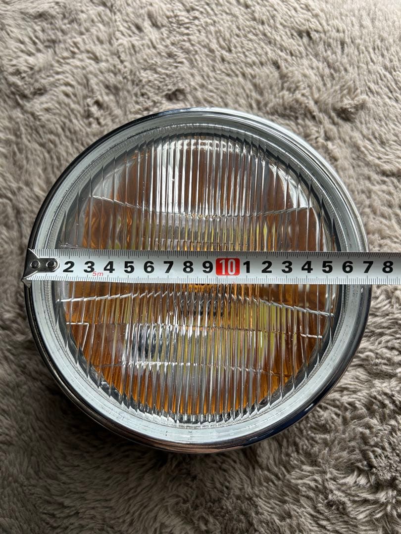 程度良好/当時物FET極東凹みレンズヘッドライト/検索シビエCIBIEマーシャル