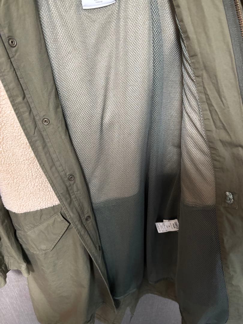 MISTERGENTLMAN ボアフィールドコート（モッズコート）Mサイズ