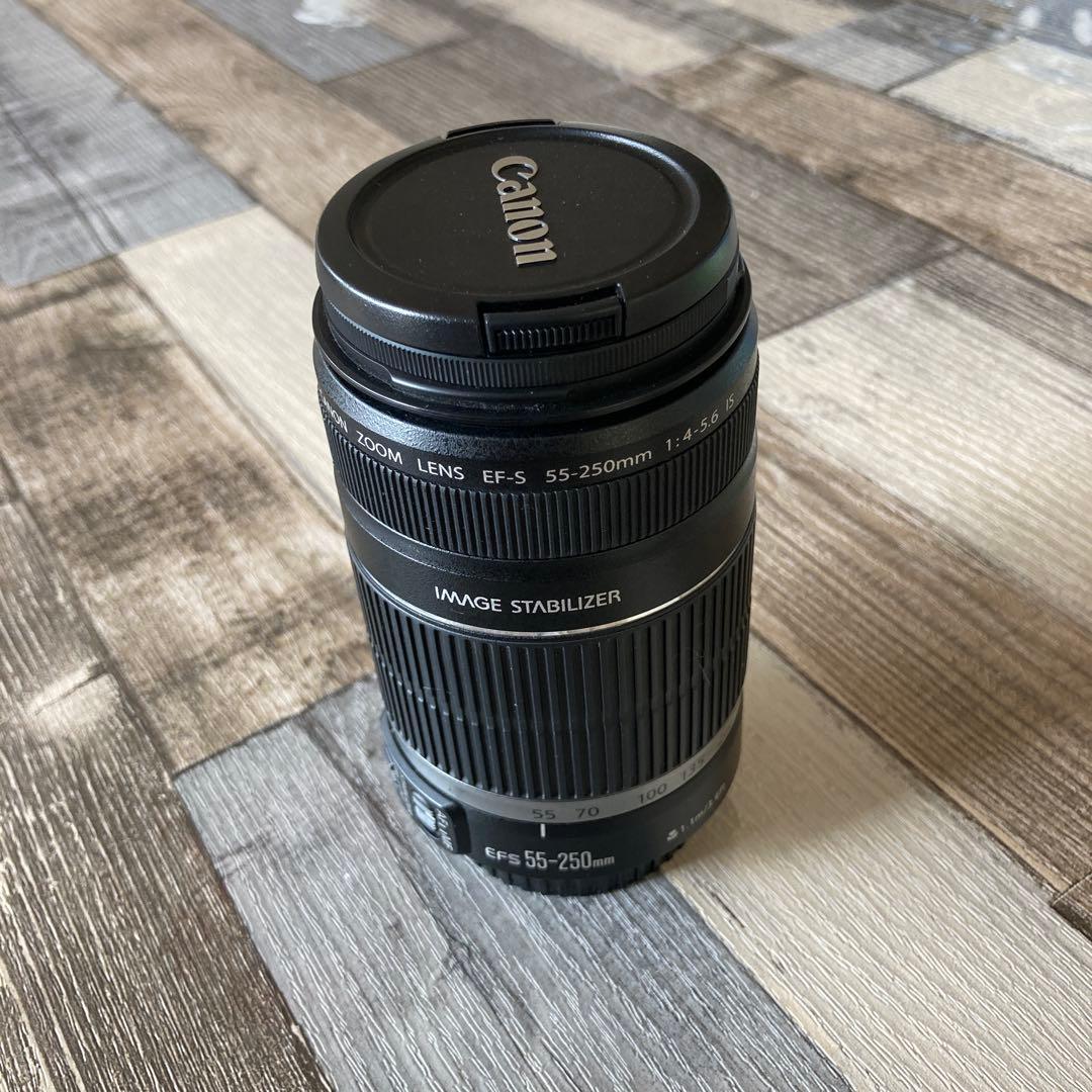 美品　CANON EF-S 望遠レンズ　55〜250mm F4〜5.6