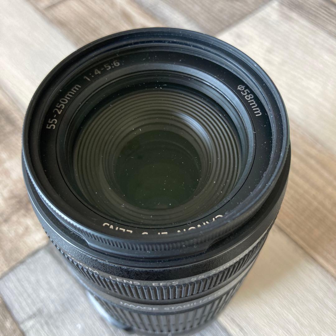 美品　CANON EF-S 望遠レンズ　55〜250mm F4〜5.6