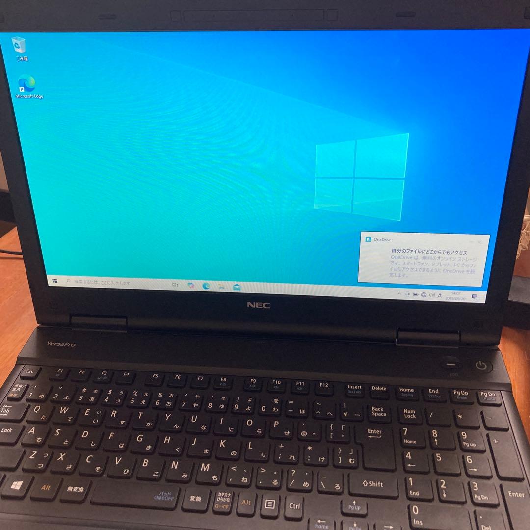 ア*ゴ様 ★★ノートパソコンNEC VersaPro VK25LX-K Win1