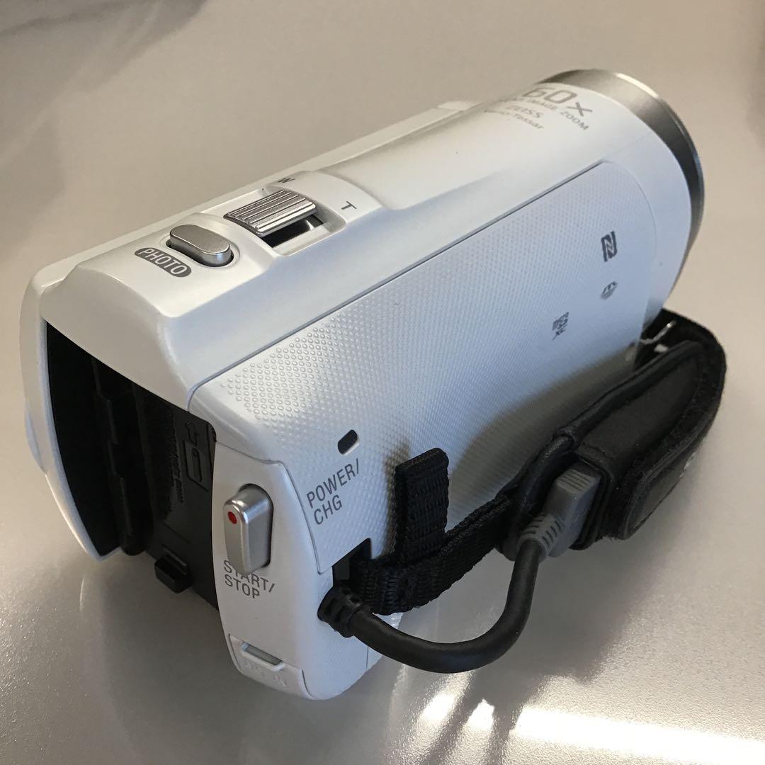 SONY デジタルビデオカメラ HDR-CX485 ホワイト 本体のみ