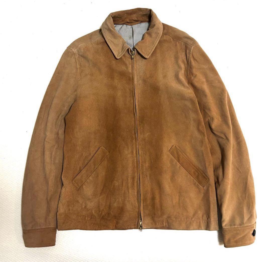 ADAM ET ROPE' ゴートスエード　シングルライダース　ゴートスキン