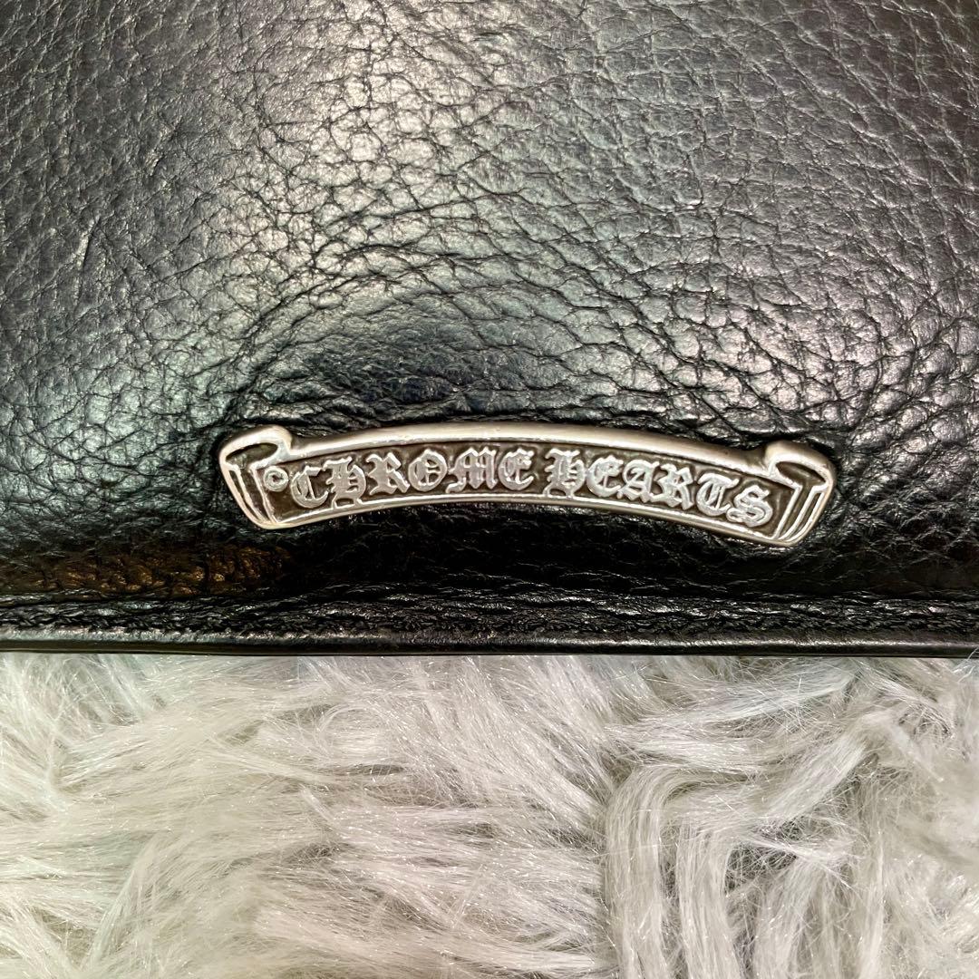 【美品】CHROME HEARTS チェンジパース 大 ケース レザー