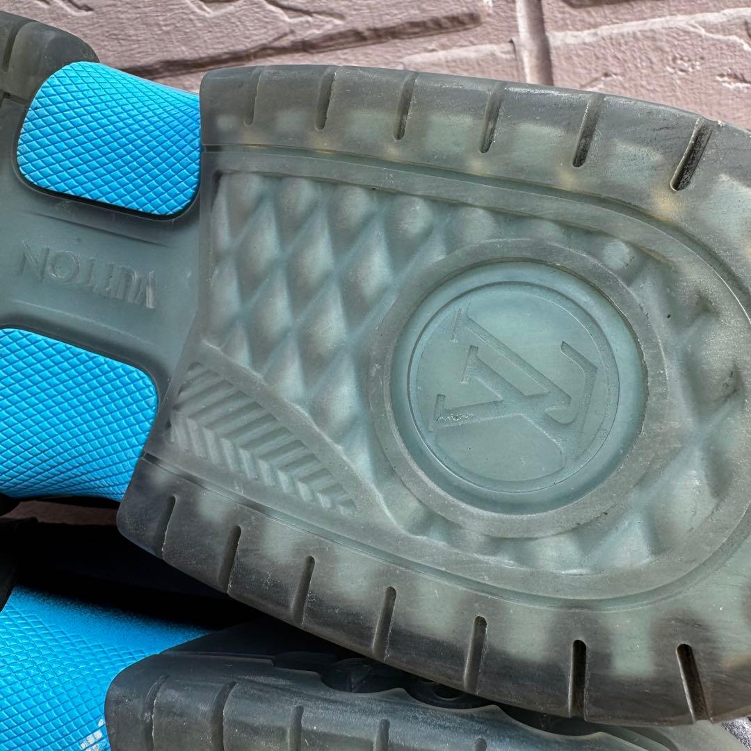 【美品】 ルイヴィトン ルシアン クラーク アビュー ライン レザースニーカー