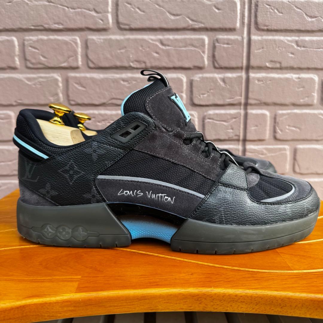 【美品】 ルイヴィトン ルシアン クラーク アビュー ライン レザースニーカー