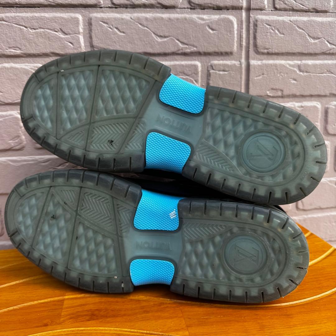 【美品】 ルイヴィトン ルシアン クラーク アビュー ライン レザースニーカー