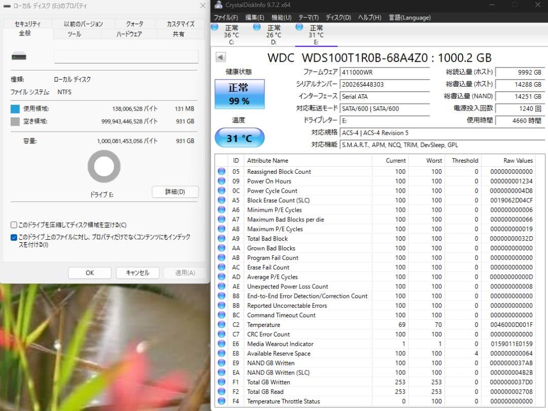 内蔵型SSD WD RED 1TB SATA M.2 2280 WDS100T1R0B