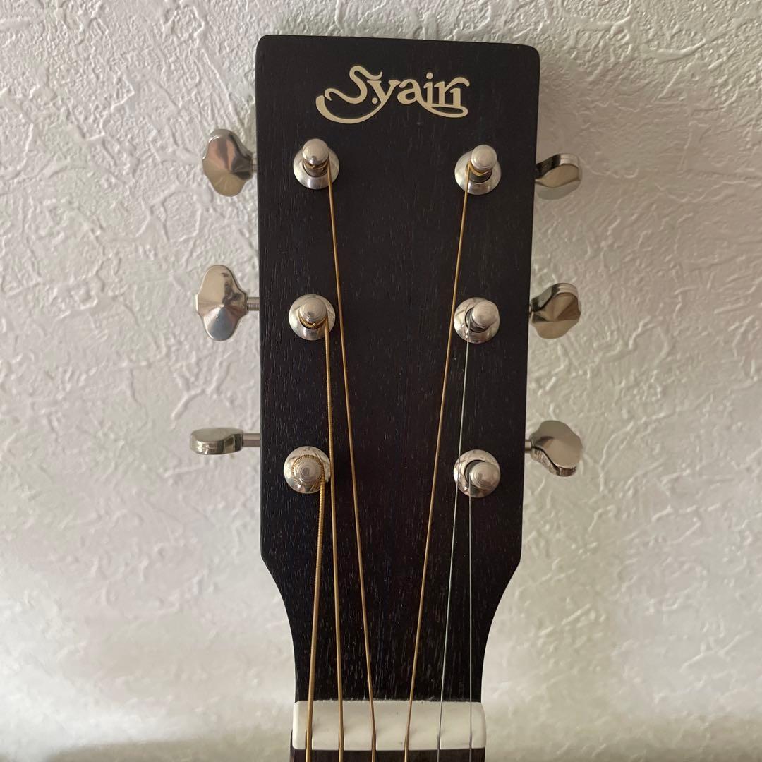 S.Yairi ミニギター　YM-02 ブラック　PU搭載