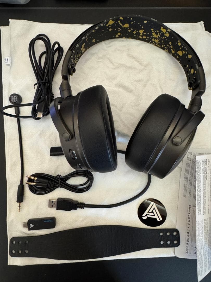 ワイヤレスゲーミングヘッドセットaudeze maxwell for PS・PC