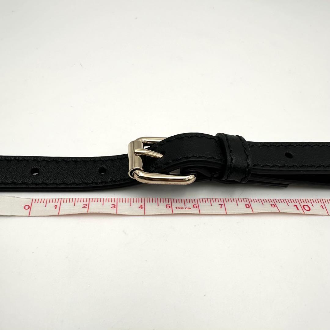 未使用✨ GUCCI グッチ ショルダーストラップ バッグ用 ST レザー 黒