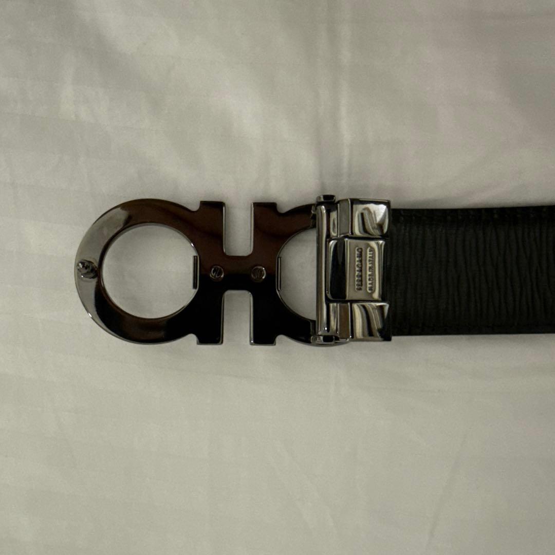 フェラガモ ベルト メンズ 黒 ガンチーニ