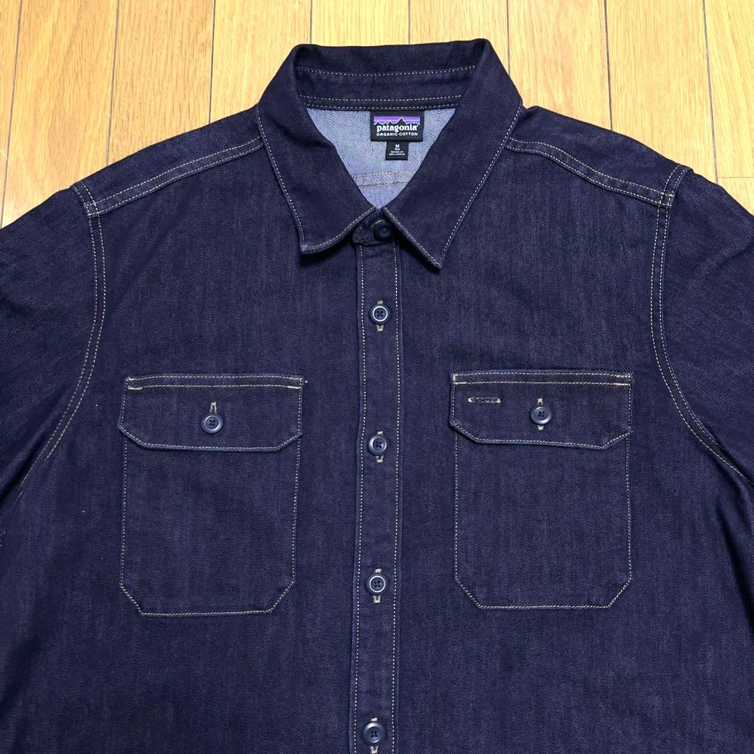 '15 patagonia パタゴニア Workwear Shirt デニム｜M