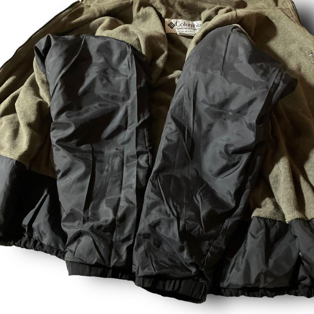 Columbiaウォームアップジャケット裏フリースファラマスパーカー黒ブラックL