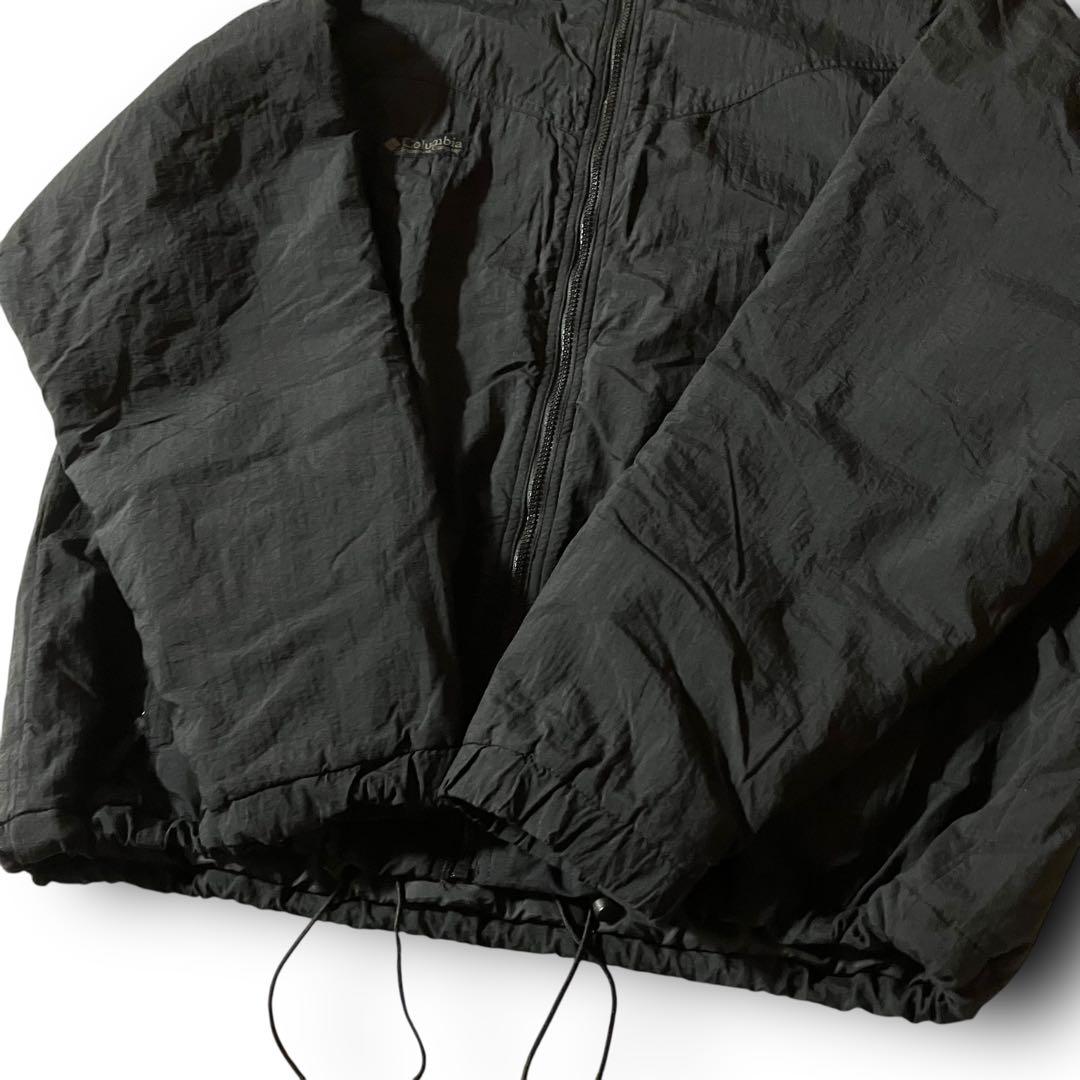 Columbiaウォームアップジャケット裏フリースファラマスパーカー黒ブラックL