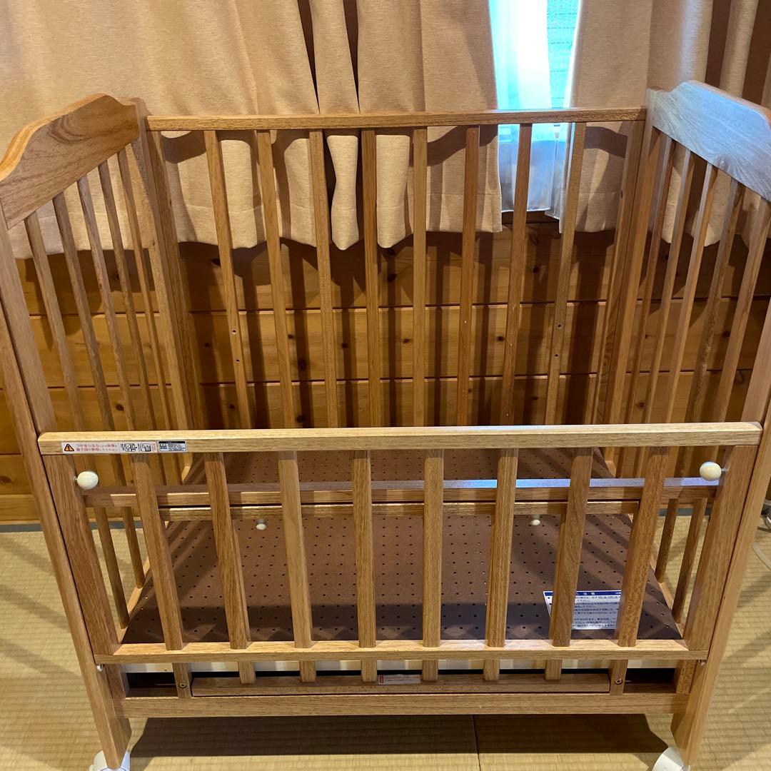 【送料込】KATOJI カトージ　ベビーベッド　ミニタチベッド