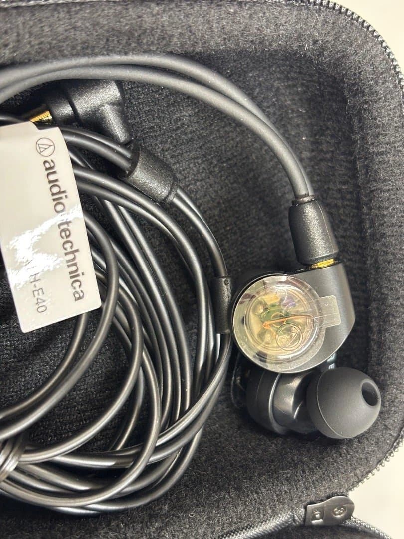 2個set 未使用新品　audio technica ATH-E40 イヤホン