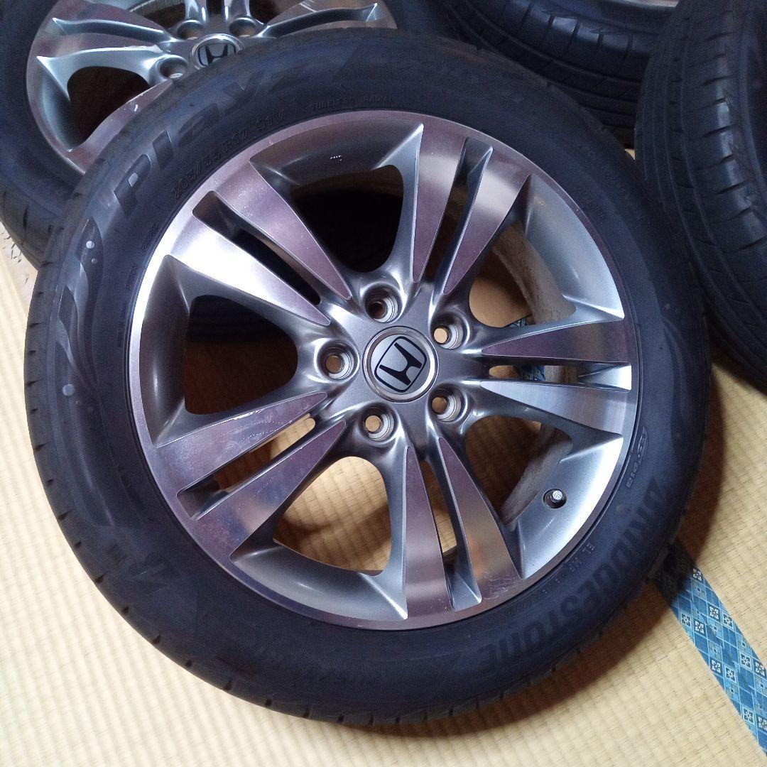 一休 ホンダ 17インチ RSZ純正ホイールタイヤセット ブリジストン