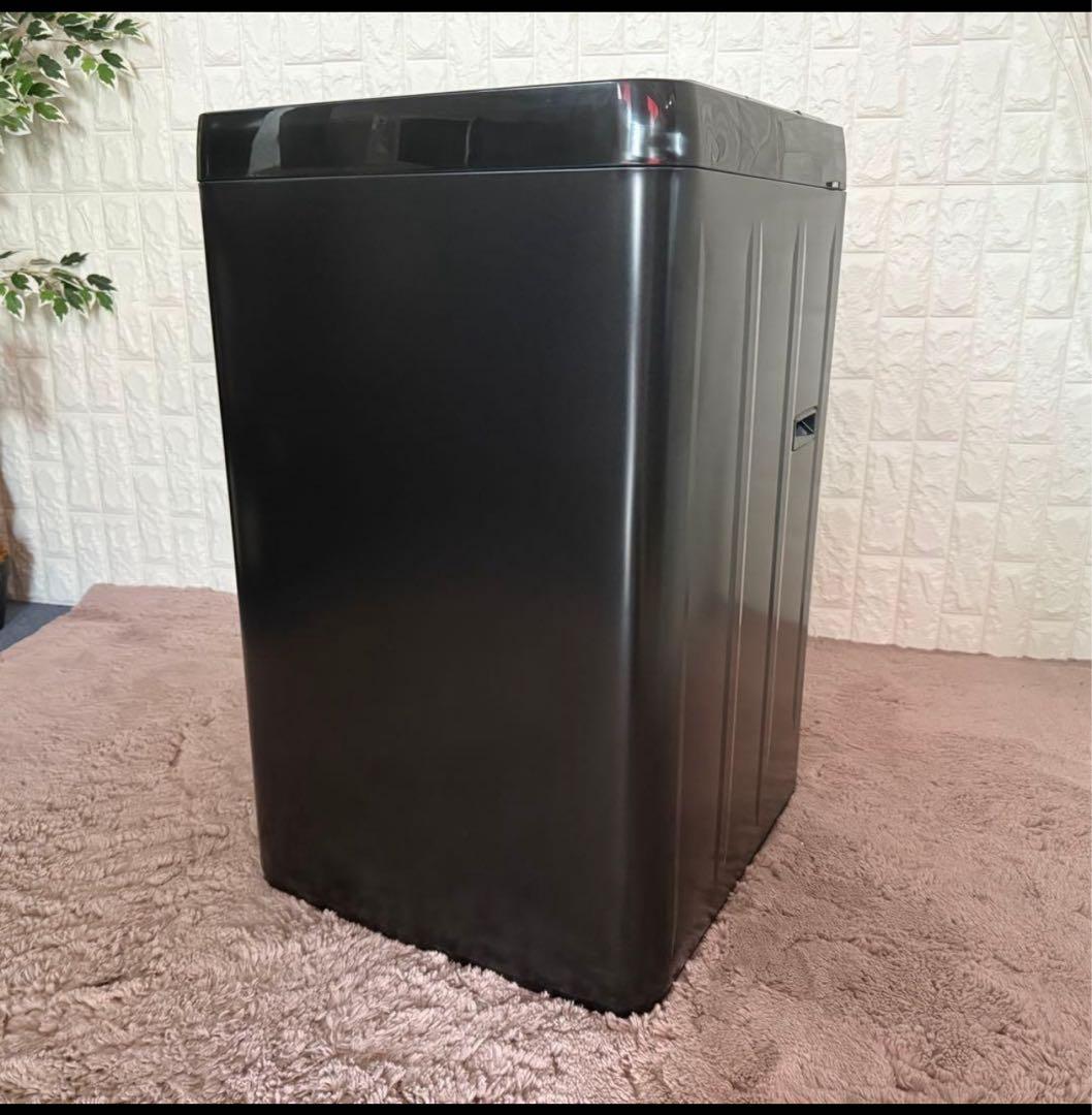 2024年製 黒い2ドア冷蔵庫　洗濯機