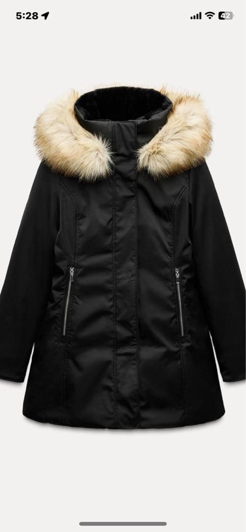 ZARA★ウォーター&ウインドプロテクトアノラックsizeM