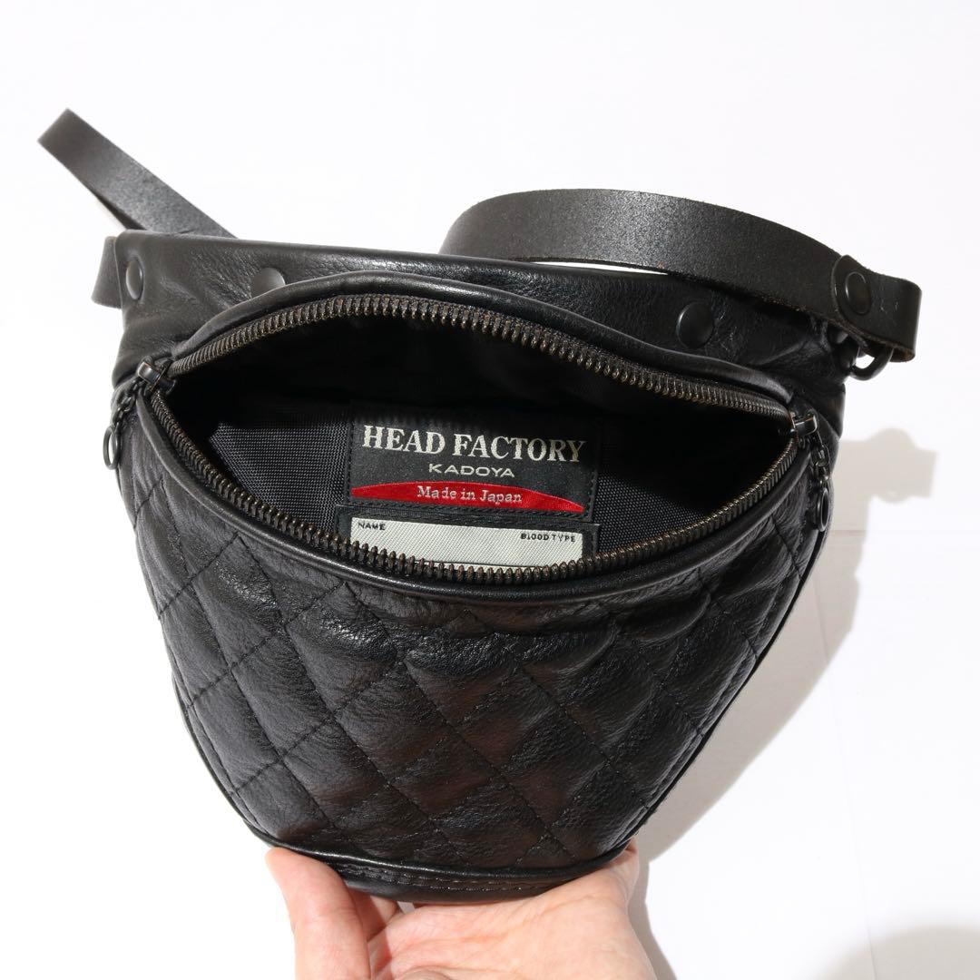 【KADOYA】HEAD FACTORY 日本製 2WAYレザーバッグ 極厚革